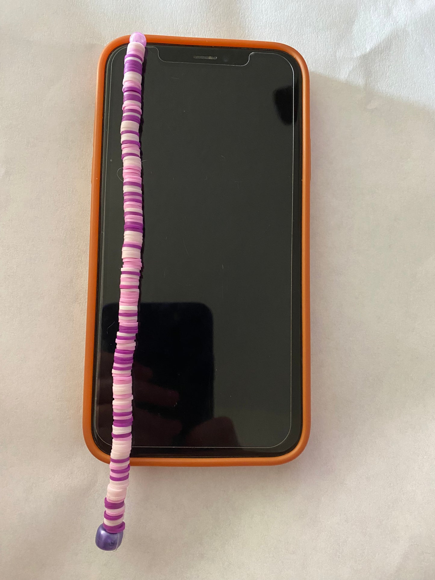 Purple phone charm