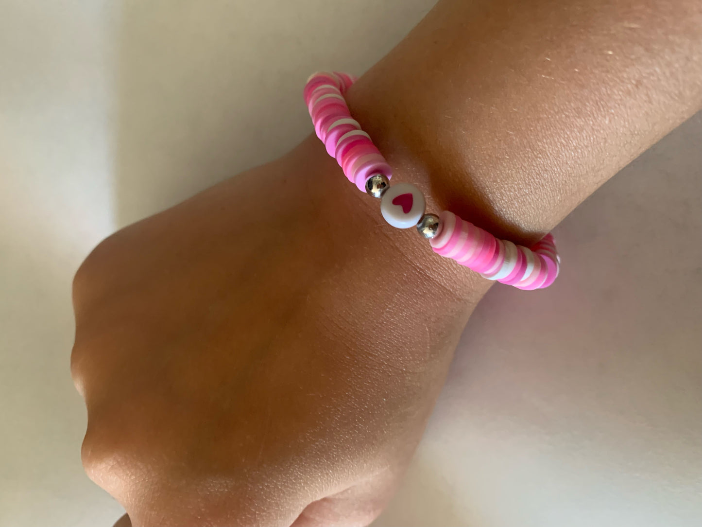 Pink Hearts Bracelet