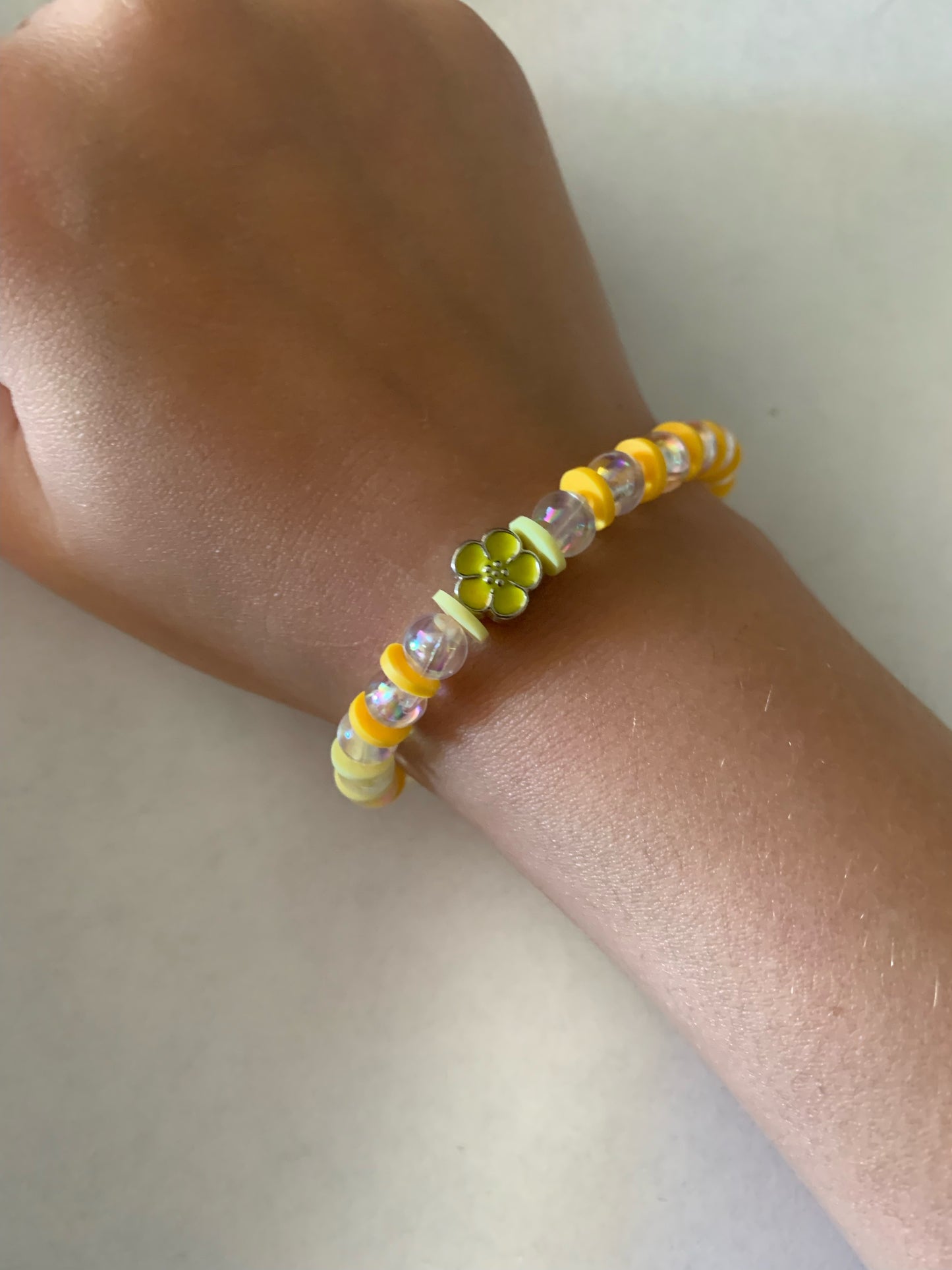 Yellow Flower Bracelet