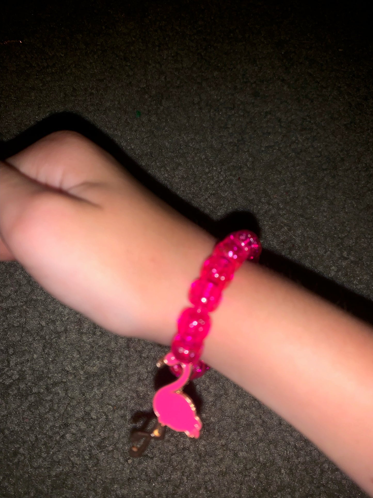 Vibrant Pink Flamingo Bracelet